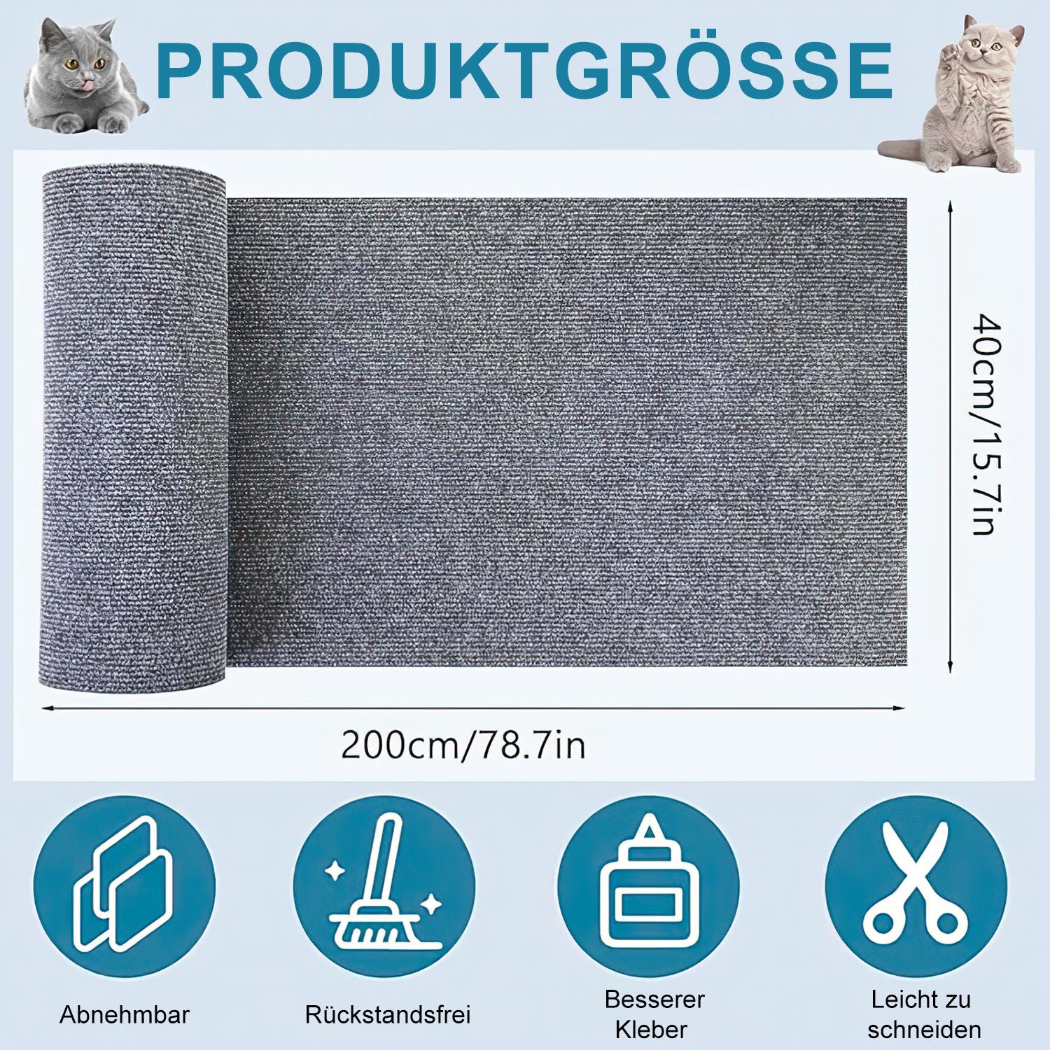 Refined Living Kratzmatte Katzenkratzmatte 2 St günstig online kaufen