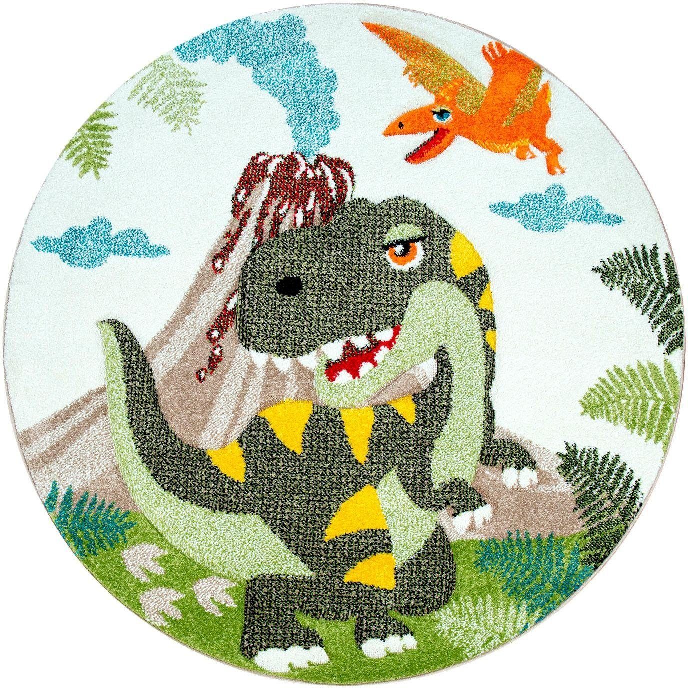 Paco Home Kinderteppich Diamond 636, rund, günstig online kaufen