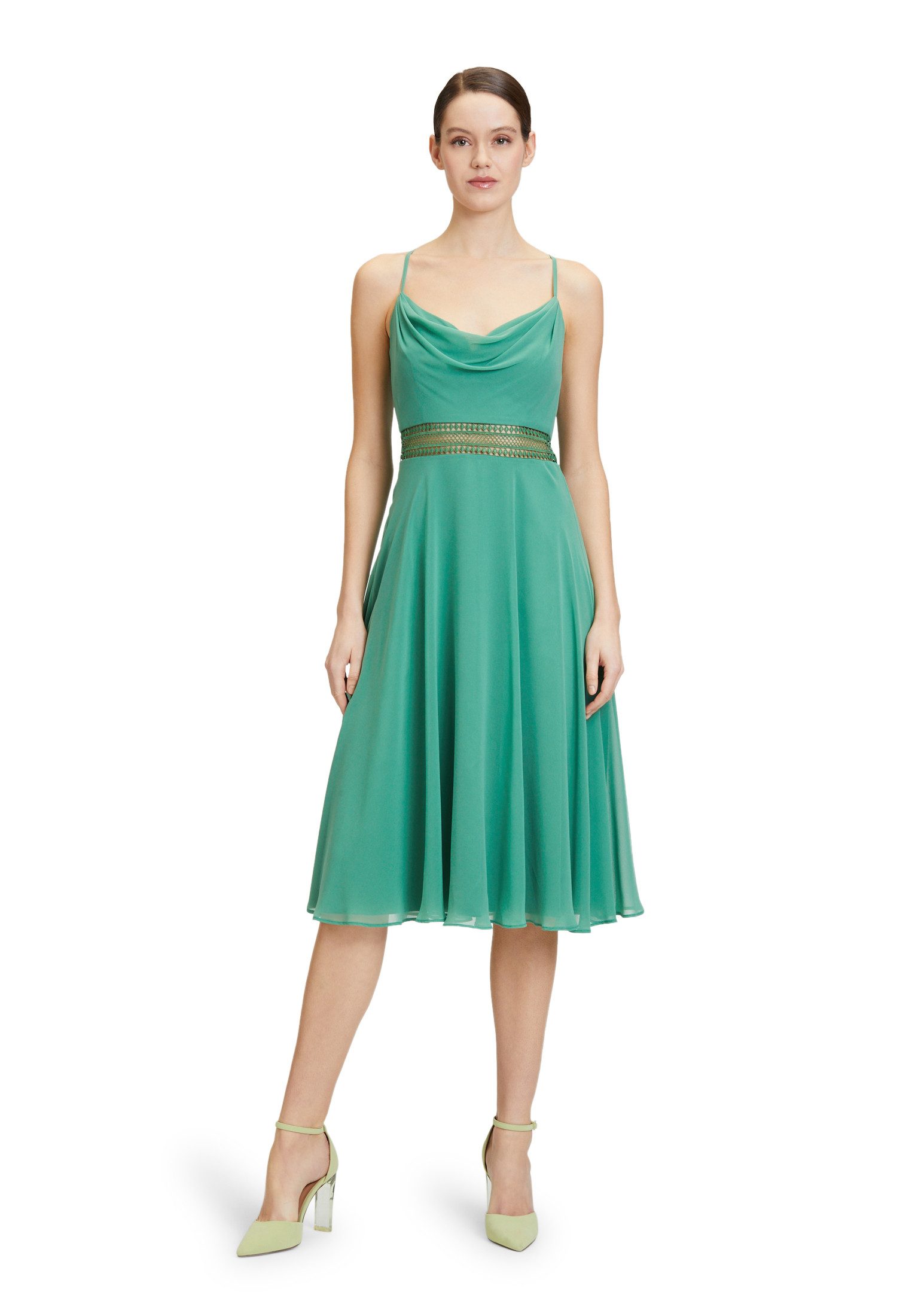 Vera Mont Cocktailkleid "Vera Mont Damen Cocktailkleid mit Wasserfallaussch günstig online kaufen