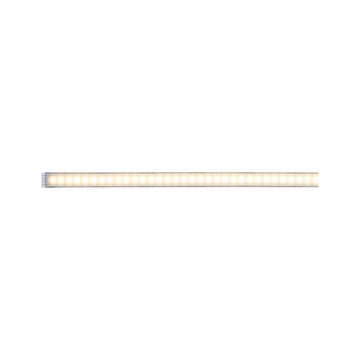 Paulmann LED-Streifen MaxLED 1000 Stripe 1m IP44 Cover 2700K 12W 24V Silber Kunststoff, 1-flammig