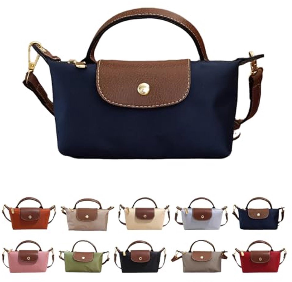 Kraftverdia Handtasche Damen Crossbody Tasche – Leicht, verstellbar, PU-Leder, 5 Farben