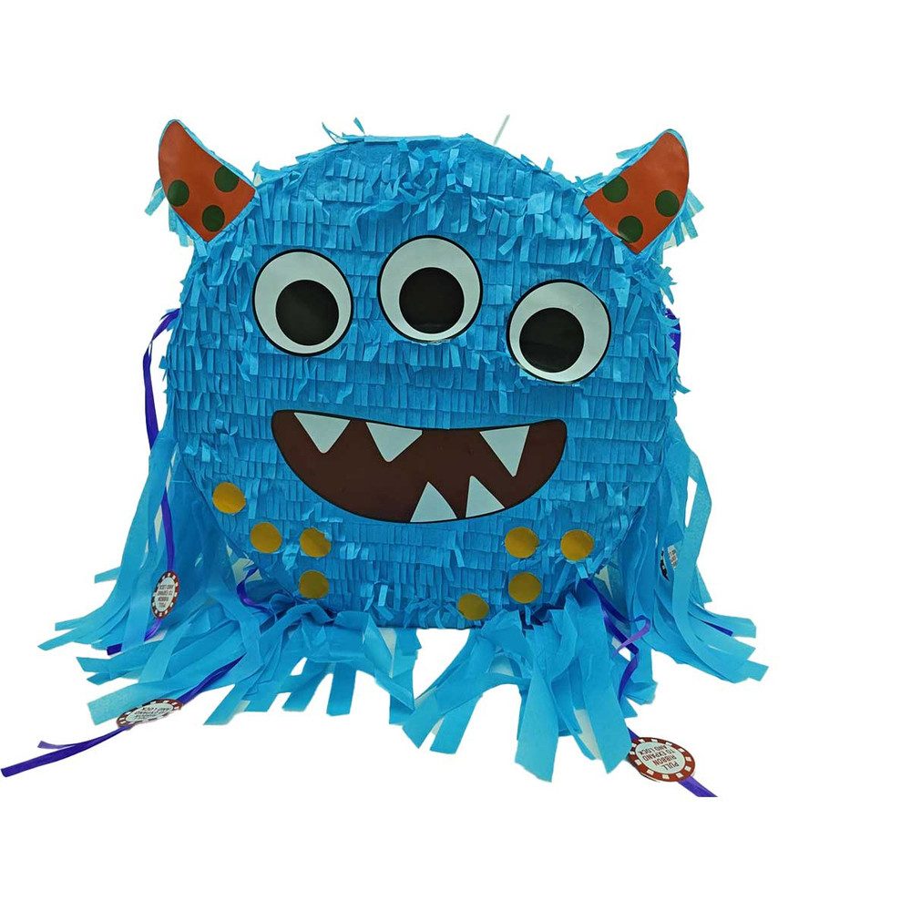 MICA Pinata Pinata - Monster - blau - faltbar