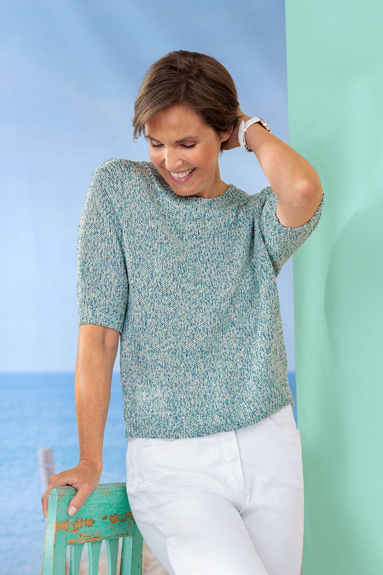 Serafini Rundhalspullover