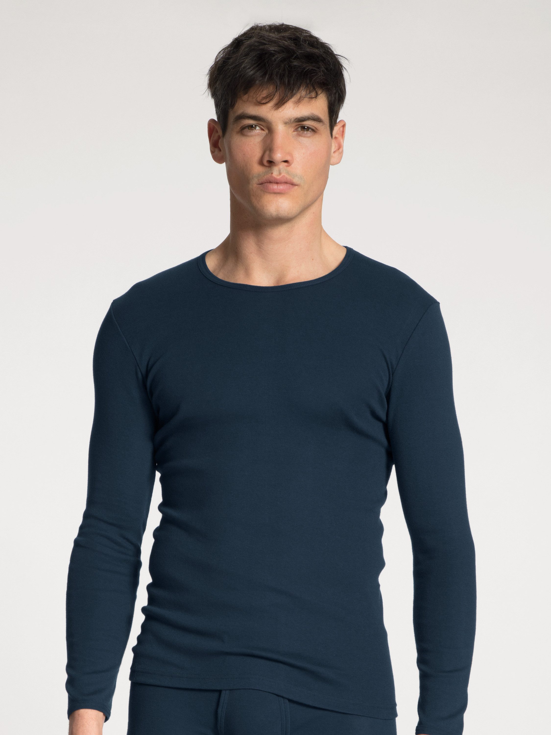 CALIDA Unterziehshirt Cotton 1:1 Herren (1-St) aus besonders weicher, hautfreundlicher Baumwolle, Feinripp