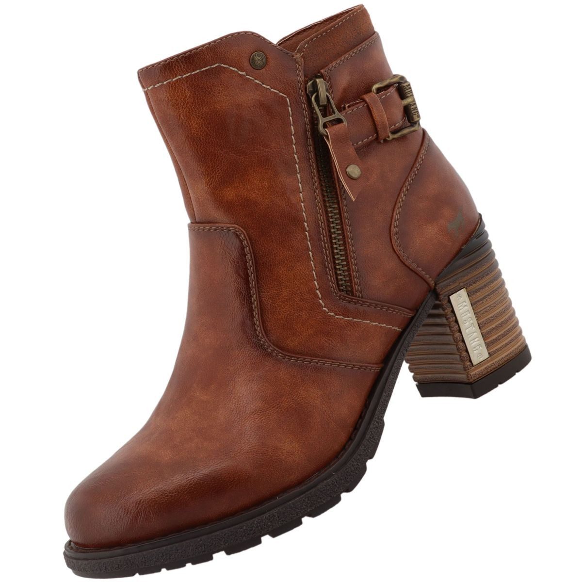 Mustang Shoes 15M0182003-cognac Stiefelette günstig online kaufen