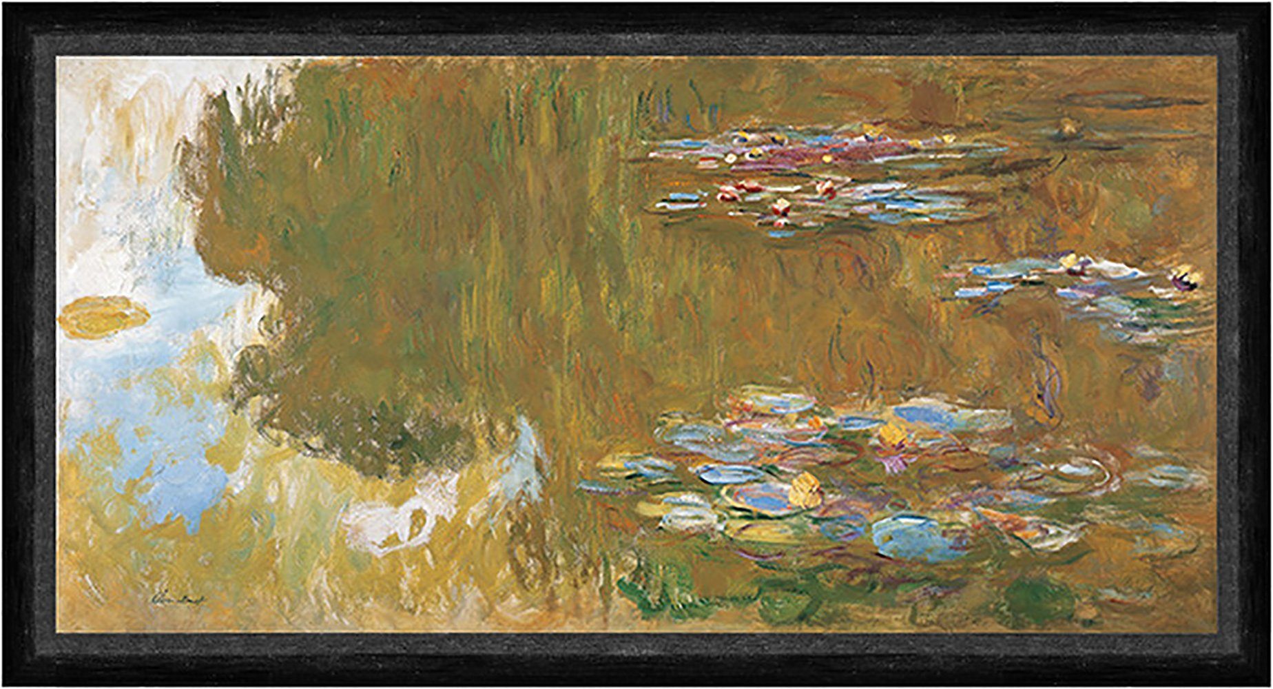 Kunstdruck The Water Lily Pond Claude Teich Wasserlilien Pflanzen
