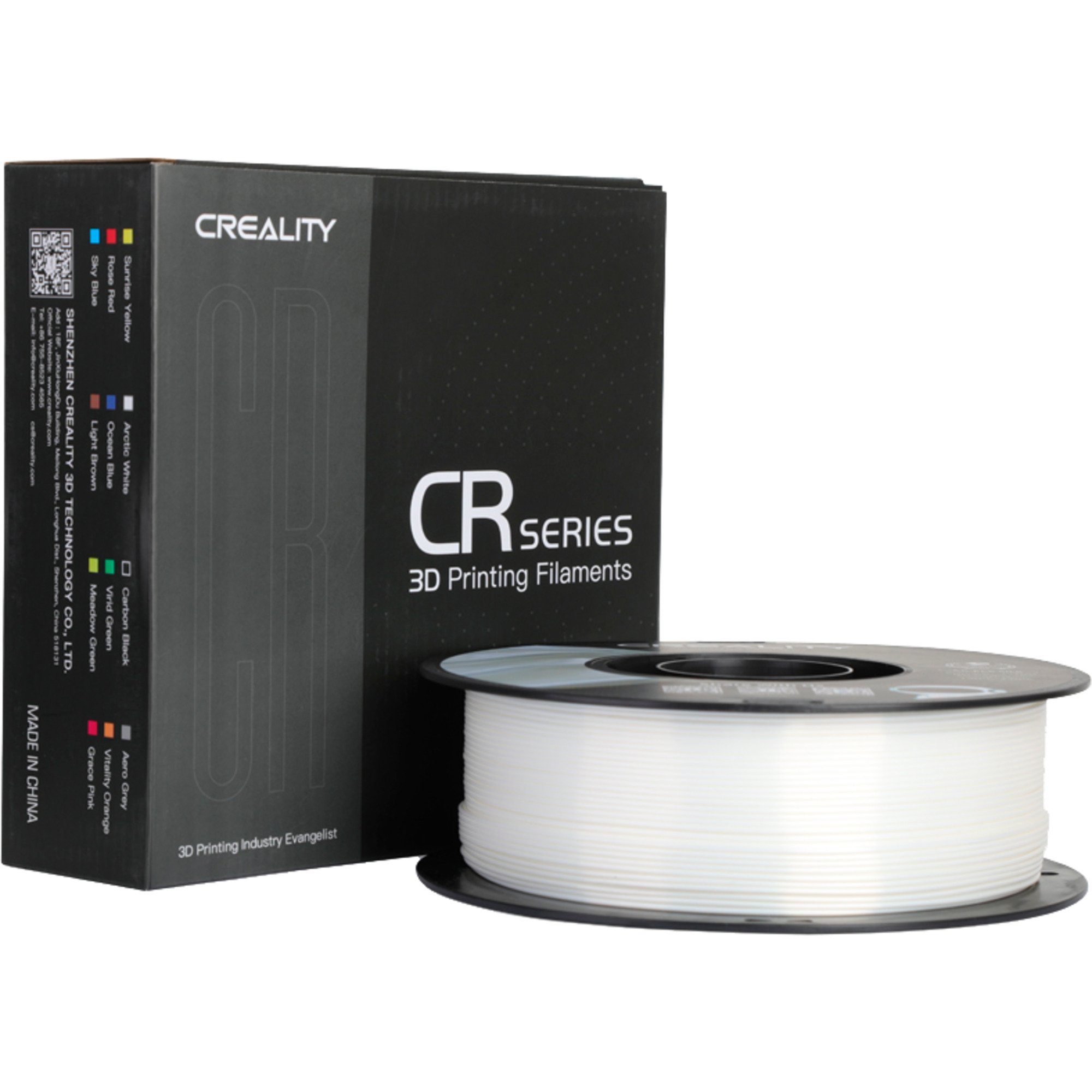 Creality Filament Creality CR-Silk PLA Filament Weiß, 3D-Filament