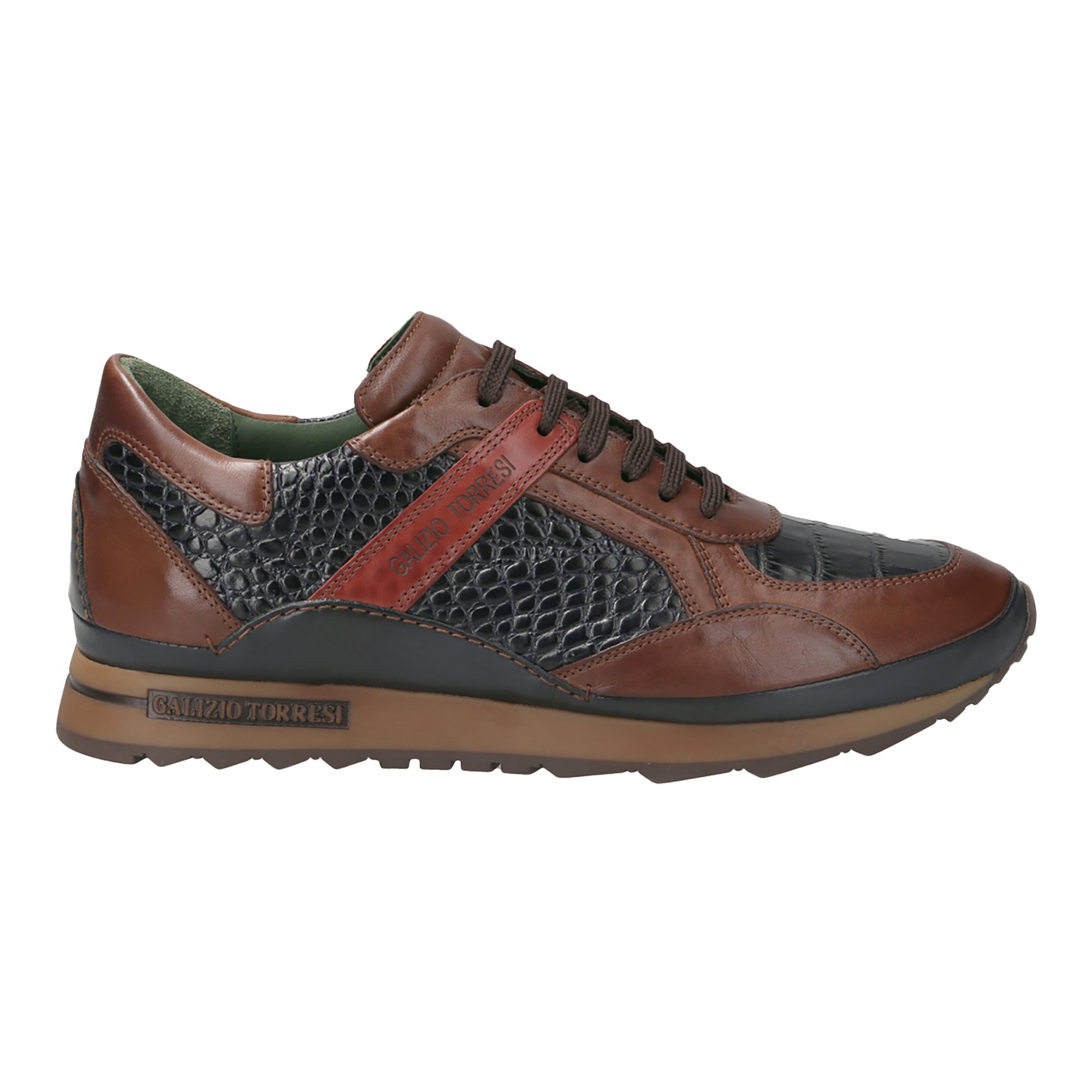 Galizio Torresi Galizio Torresi 415128B V19733, Sneaker, Braun kombiniert, Herren Sneaker