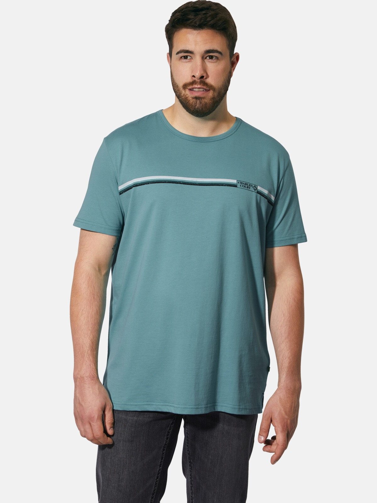 Charles Colby T-Shirt EARL HARRIPON aus pflegeleichter Baumwolle günstig online kaufen