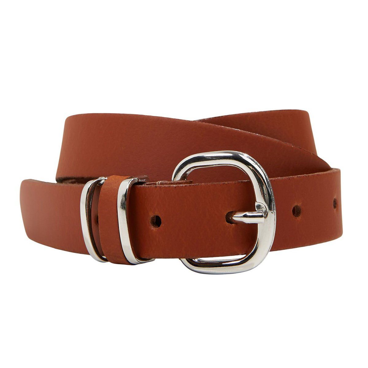 Ledergürtel Narrow Leather Belt Damen Leder Gürtel mit Dornschließe 012EA1S301-220
