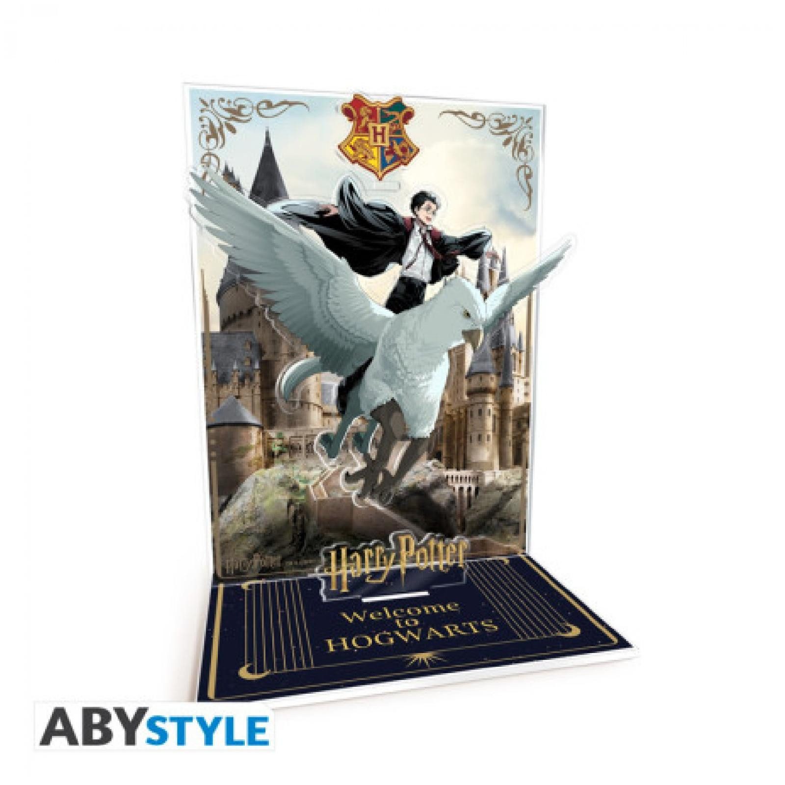 Merchandise-Figur HARRY POTTER - Acryl® Diorama - Harry & Buck in Hogwarts