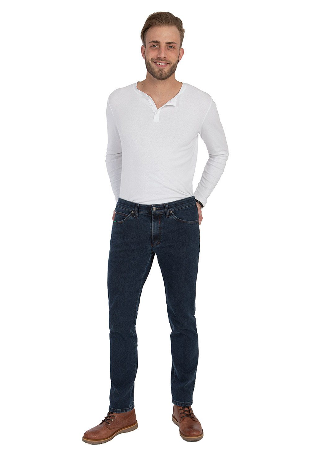 Club of Comfort Slim-fit-Jeans Henry 6822 mit extra Mobile Pocket blau