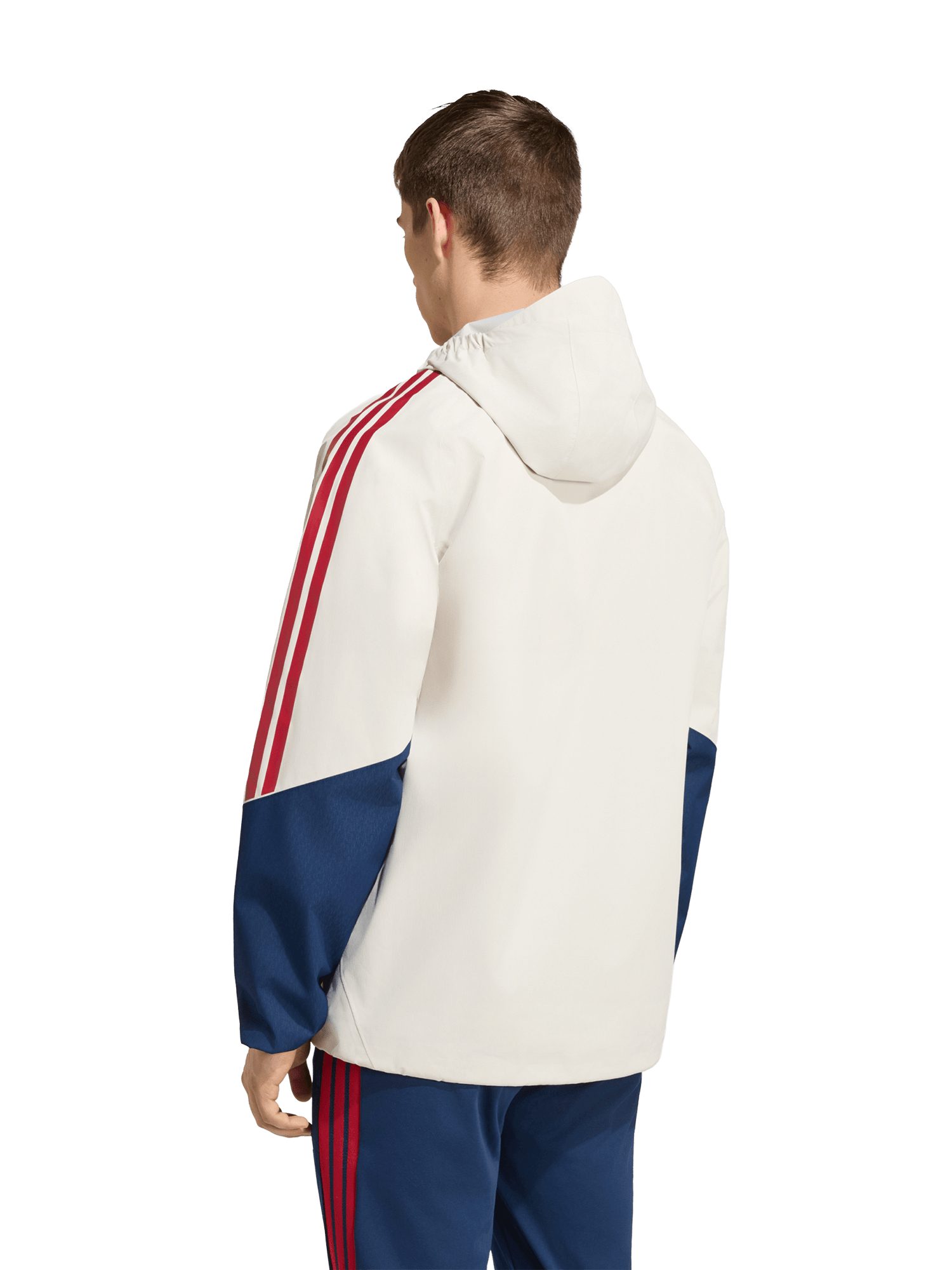 adidas Performance Regenjacke FC Bayern München, Regenjacke Teamline, Herren, Off white