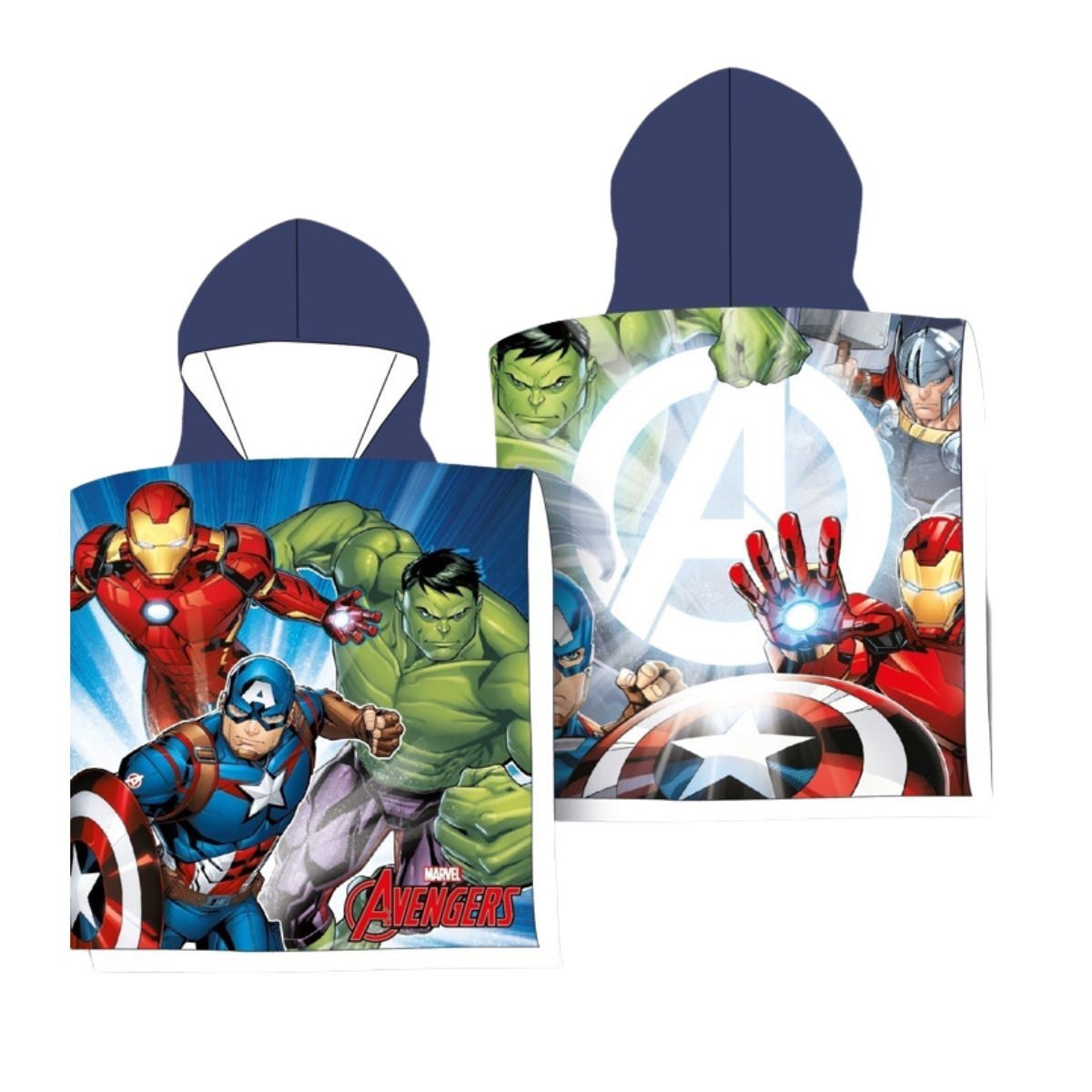Poncho Avengers Poncho Weicher Kapuzenponcho für Kinder