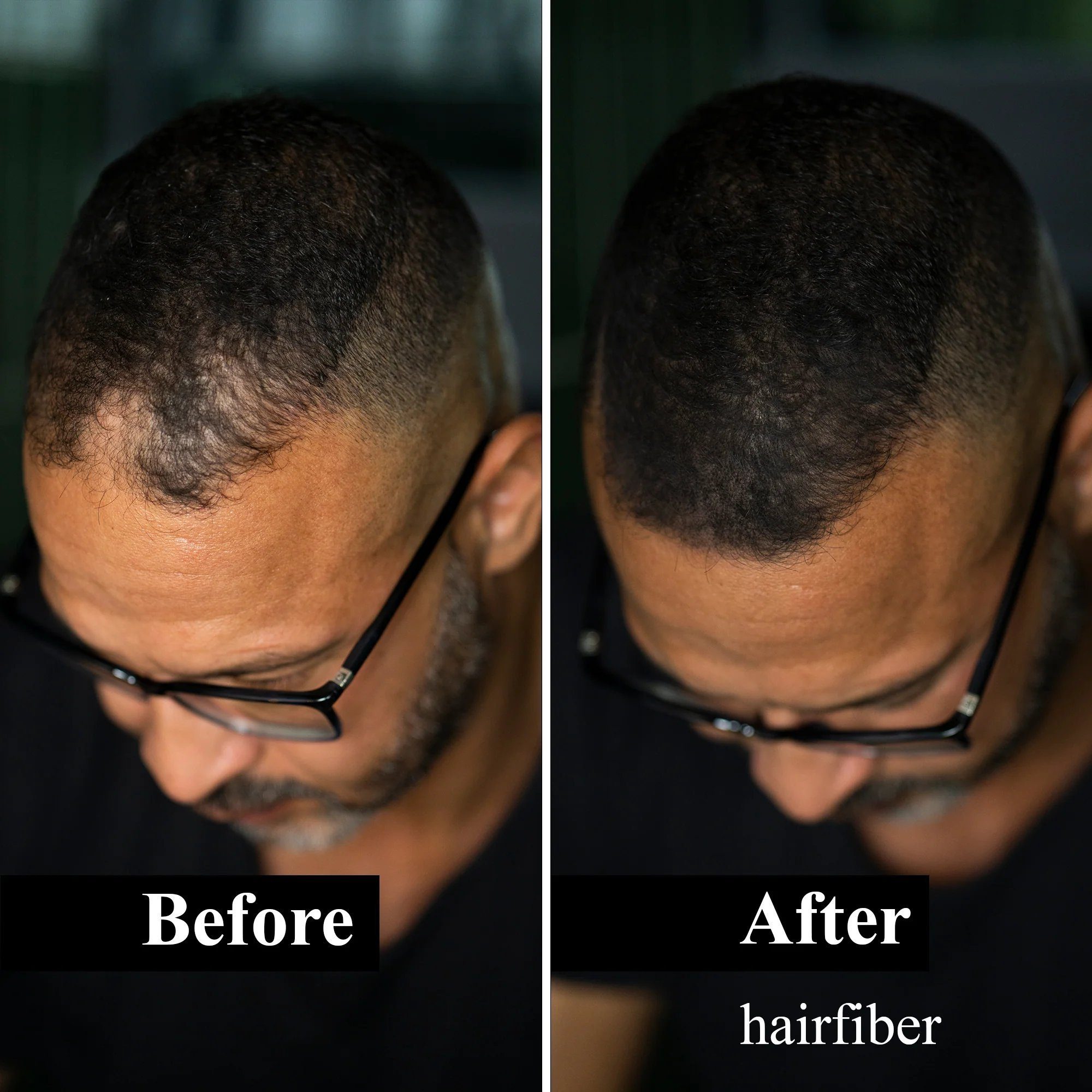 Leon Miguel Haarpuder Hairfiber Männer Streuhaar, Frauen, perfekter Halt, Haltbarkeit lange für & Weiß