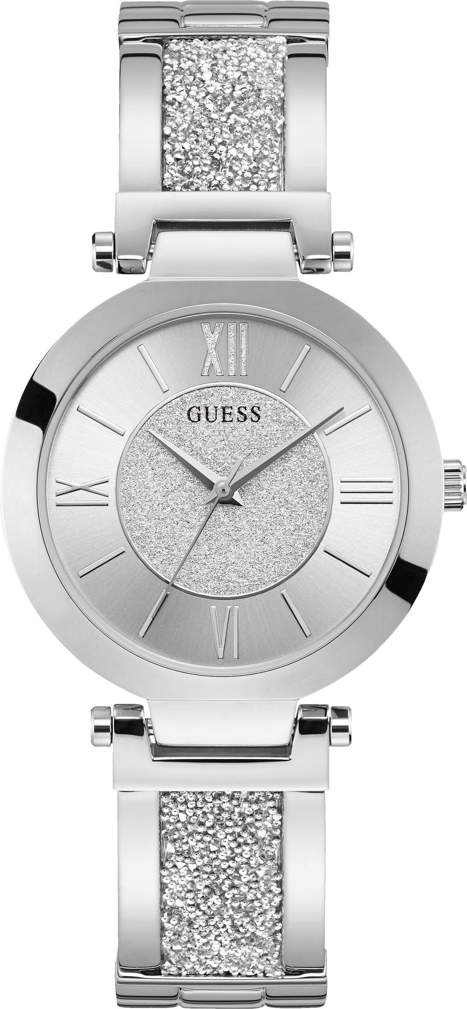 Guess Quarzuhr AURORA, W1288L1, Armbanduhr, Damenuhr