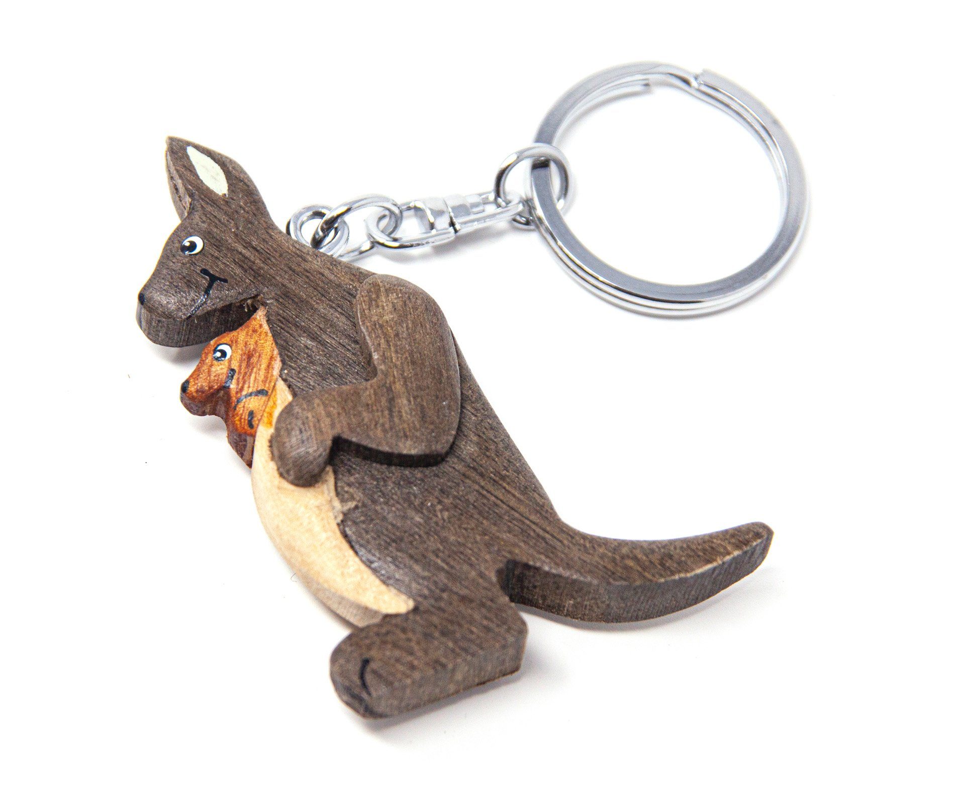 Holz Cornelißen Schlüsselanhänger - Känguru aus Schlüsselanhänger