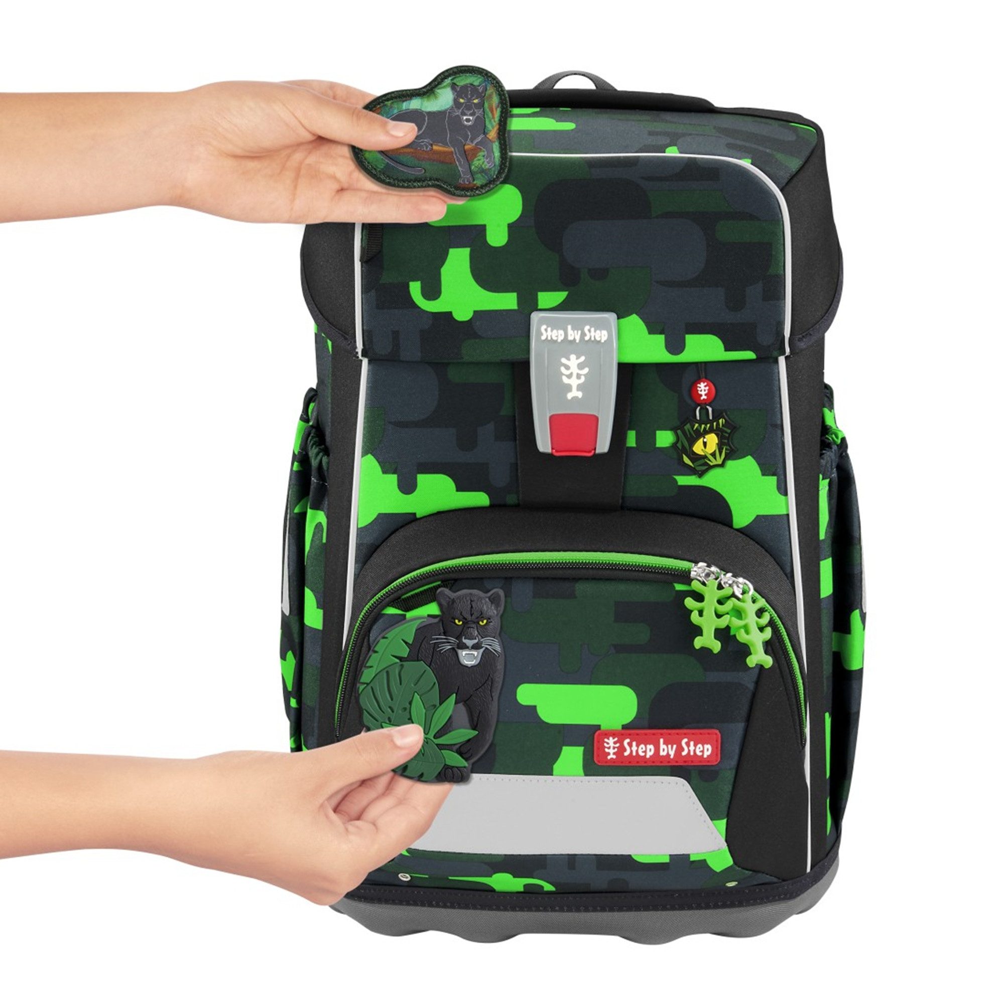Step by Step Schulranzen GIANT, 5-teilig (5-teilig, 5-tlg)
