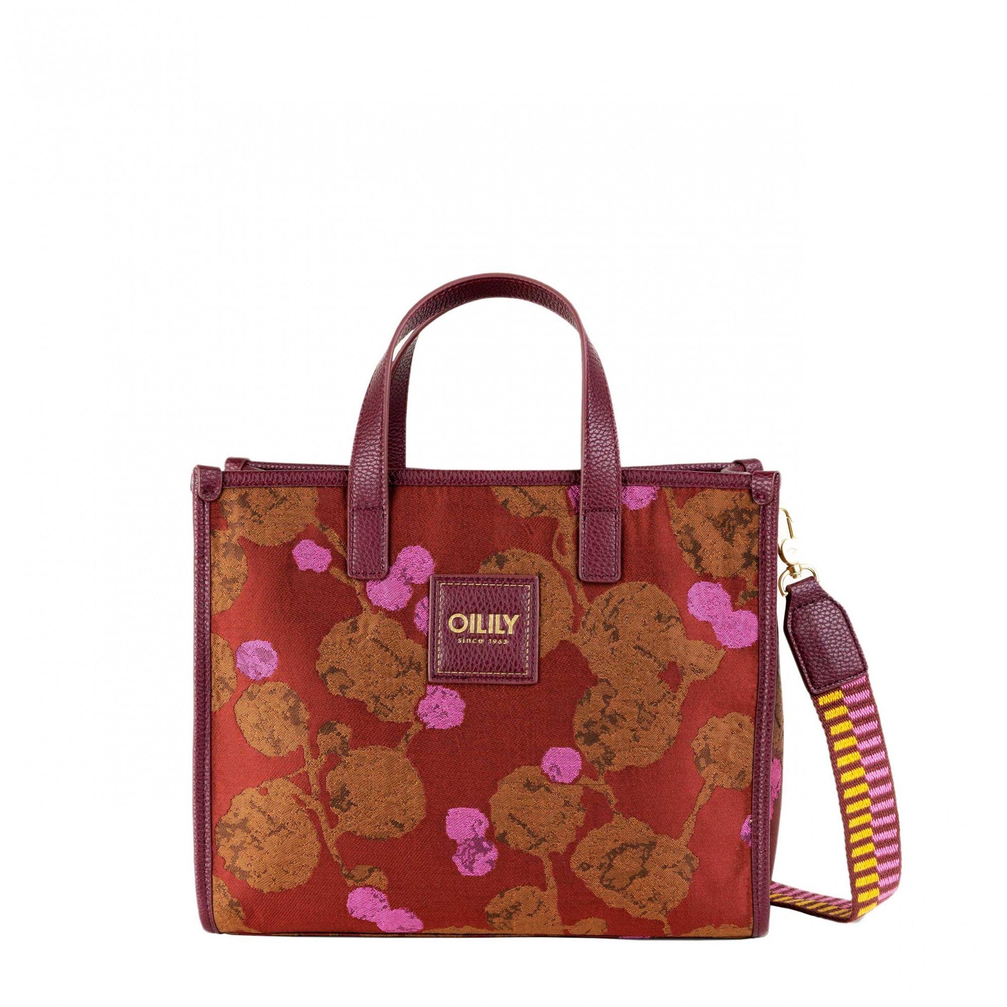 Oilily Handtasche Honors Handbag Jolene Jacquard Decadent Chocolate