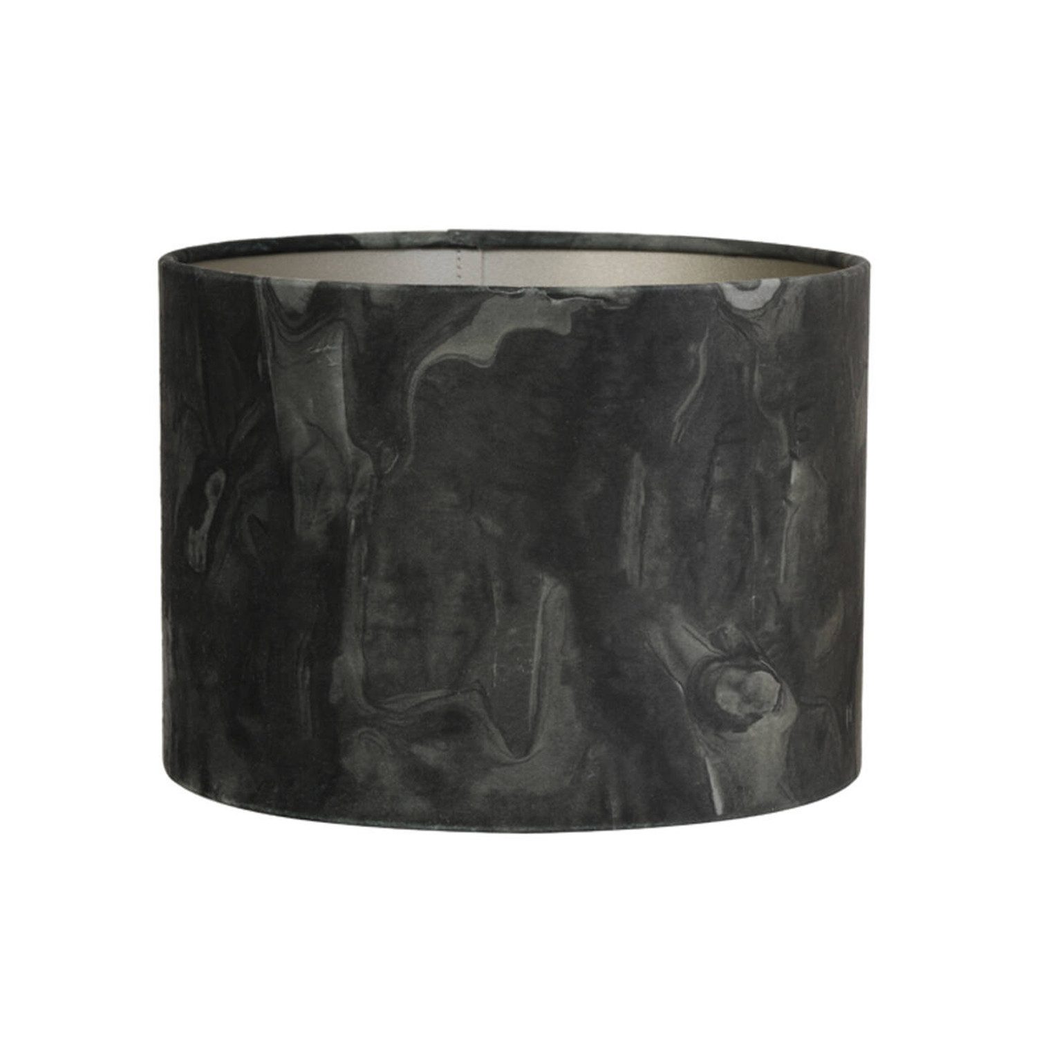 Light & Living Lampenschirm Lampenschirm Zylinder MARBLE von Light & Living Samt Grün Ø30x21 cm