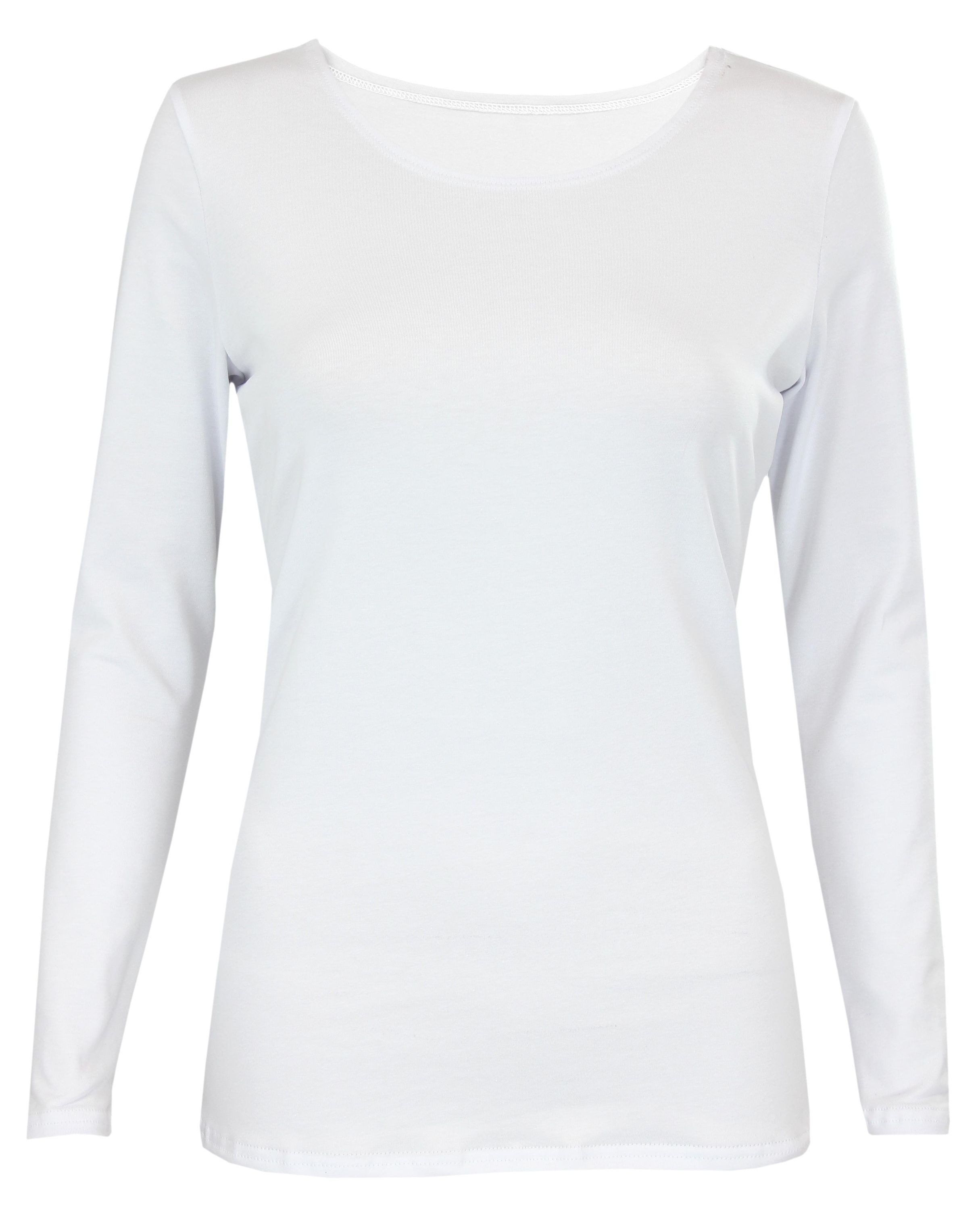 Alkato Longshirt Alkato Damen Langarm Shirt mit O-Ausschnitt – Bild 5 von 5