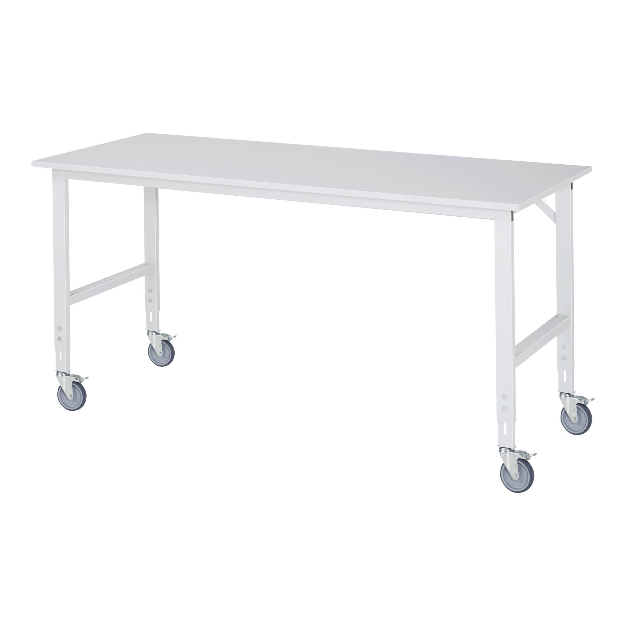RAU Werkbank Rau Fahrbarer Arbeitstisch Tom (4 LR), B2000xT800xH910-1230mm, M-Platt