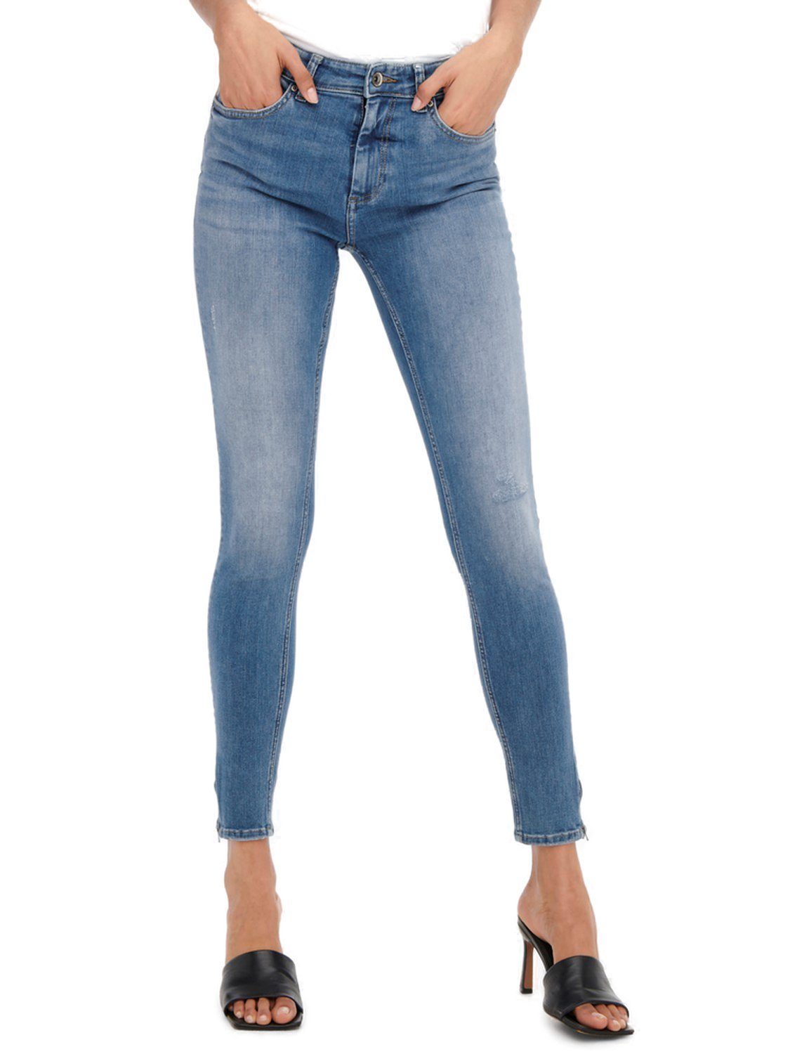 ONLY Skinny-fit-Jeans ONLBLUSH MID SK mit TAI848 Stretch