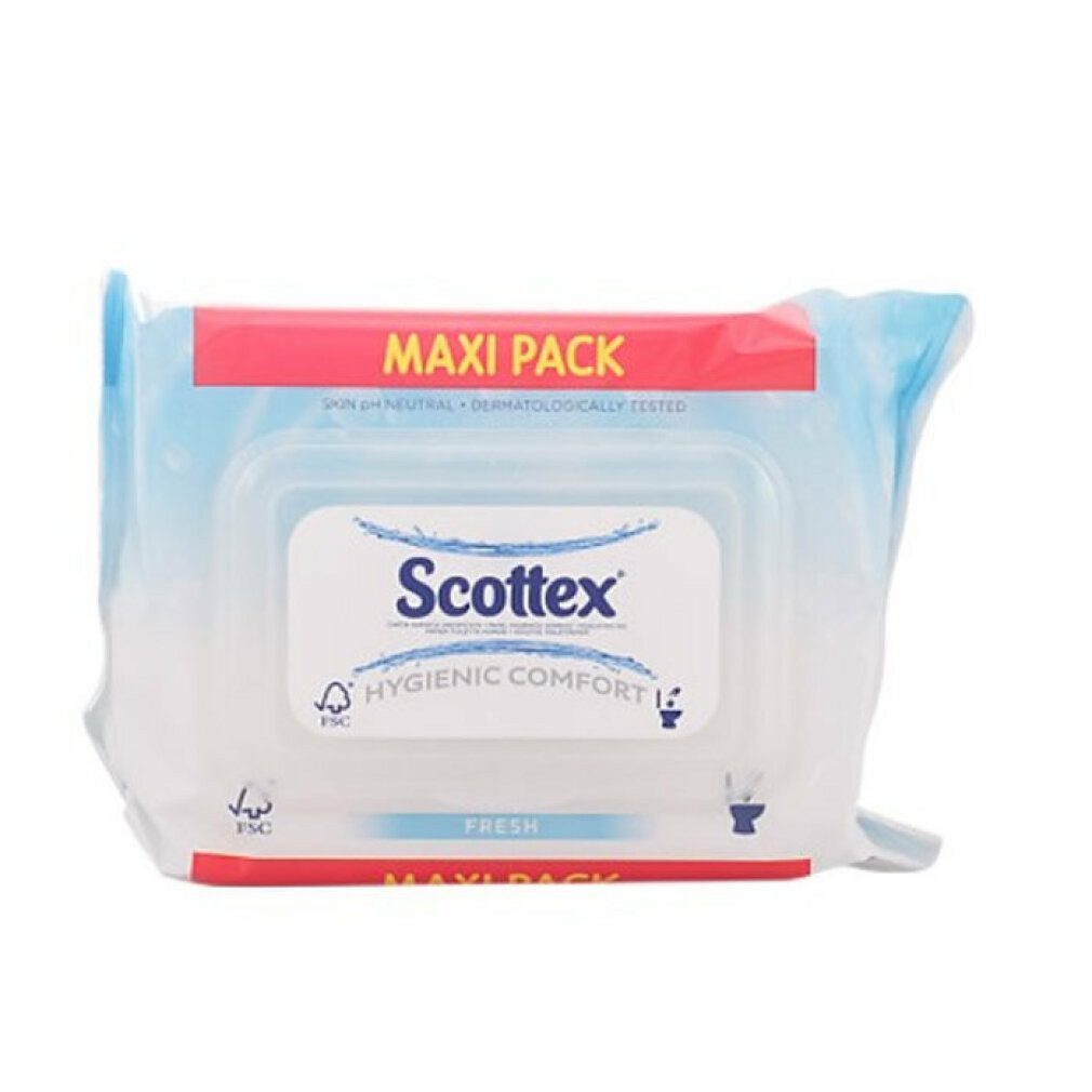 Scottex Toilettenpapier papel higiénico húmedo original 74 uds