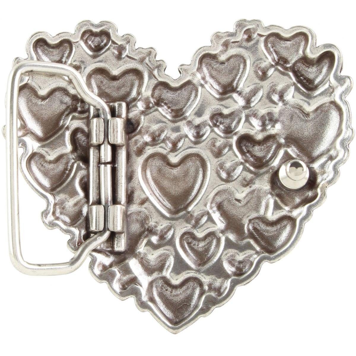BELTINGER Gürtelschnalle Hearty 4,0 cm - Buckle Wechselschließe Gürtelschließe 40mm - Gürtel bi (1-St) – Bild 3 von 3