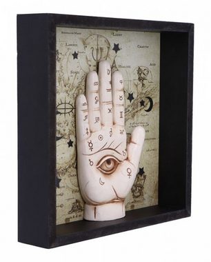 Horror-Shop Hängedekoration Wahrsage-Hand als Chiromancy Wandbild 20cm