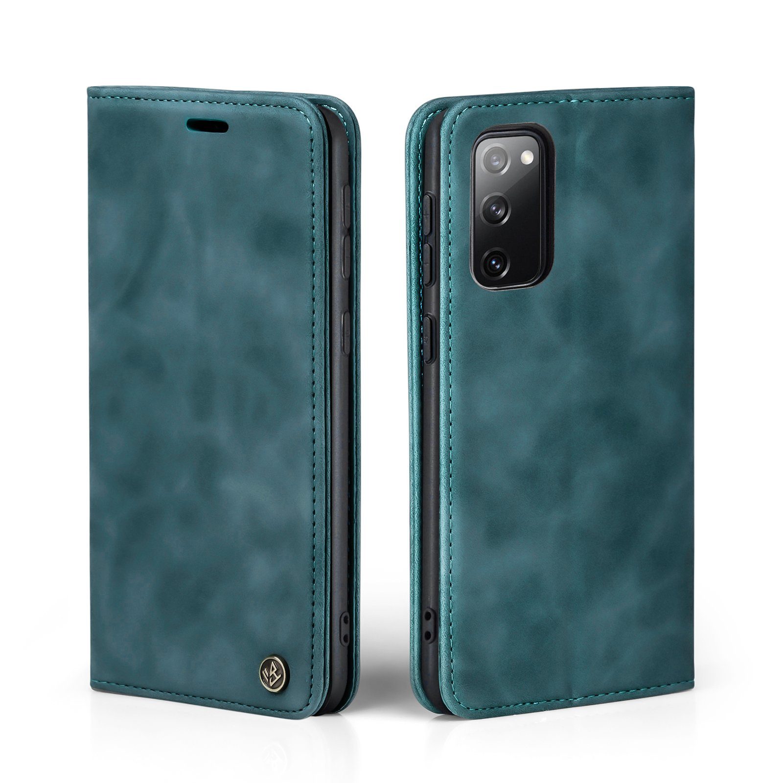 Tec-Expert Handyhülle Tasche Hülle für Samsung Galaxy S20 FE 4G/5G 6.5 Zoll, 6.5, Cover Klapphülle Case mit Kartenfach Fliphülle aufstellbar