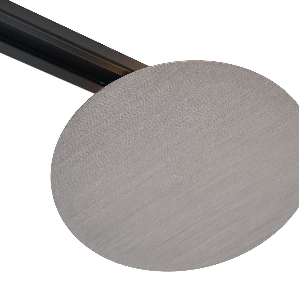 Qazqa Schienensystem-Sets Iconic pulley, ohne Leuchtmittel, G9, Gunmetal, Modern, Stahl, Deckenstrahler 2-flammig