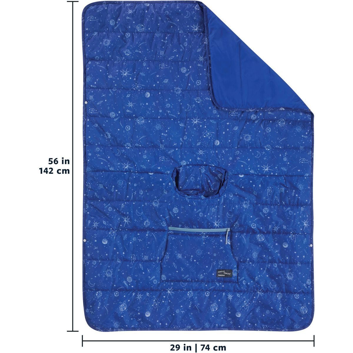 Therm-A-Rest Outdoorjacke Honcho Poncho Kids Perfekt für Outdoor-Abenteuer: Isoliert, wasserabweisend und