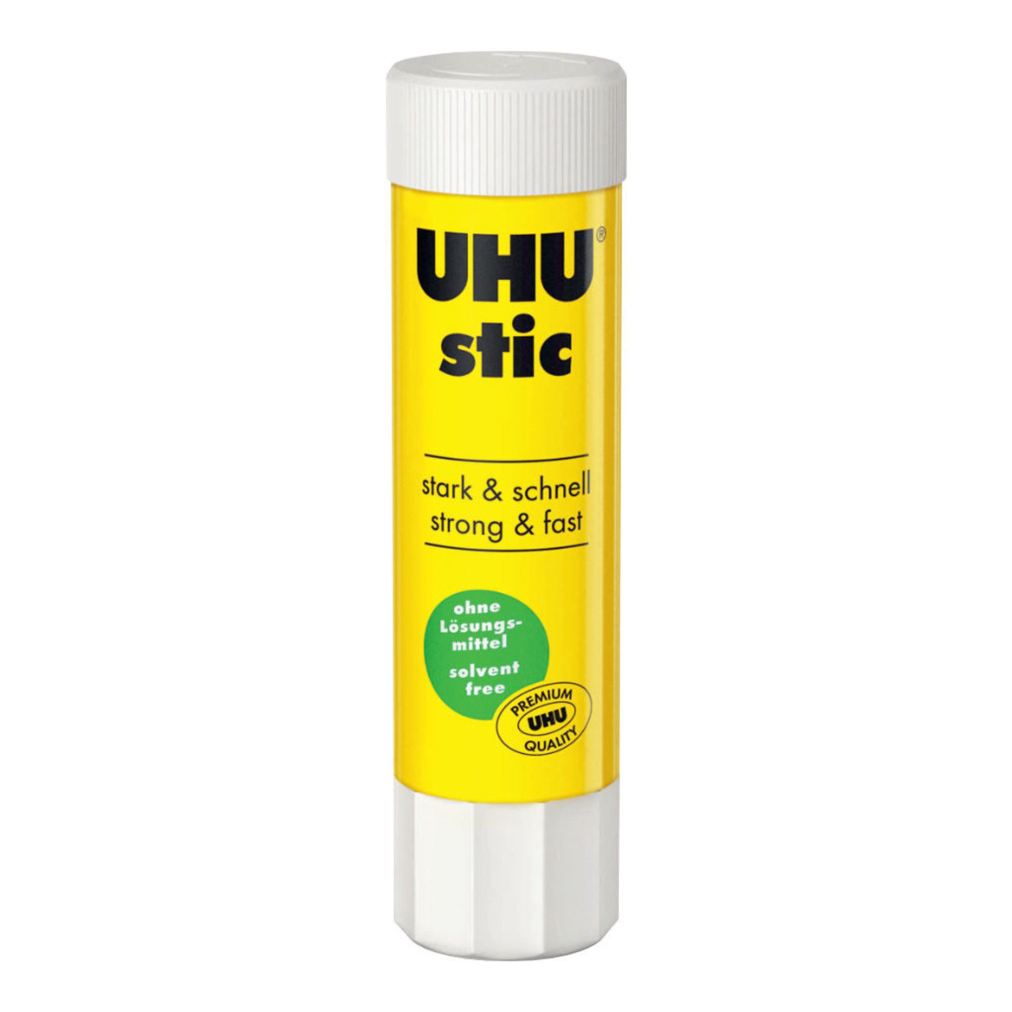 UHU Klebestift Klebestift stic, ohne Lösungsmittel, Stiftform mit 8,2 g UHU 60, (3-tlg)