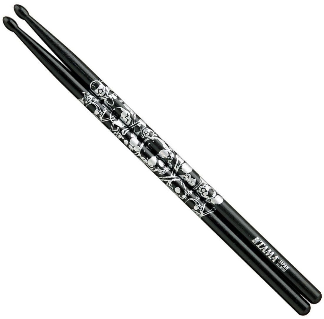 Drumsticks Tama Schlagzeugstöcke 5A-S-BS Totenkopfdesign