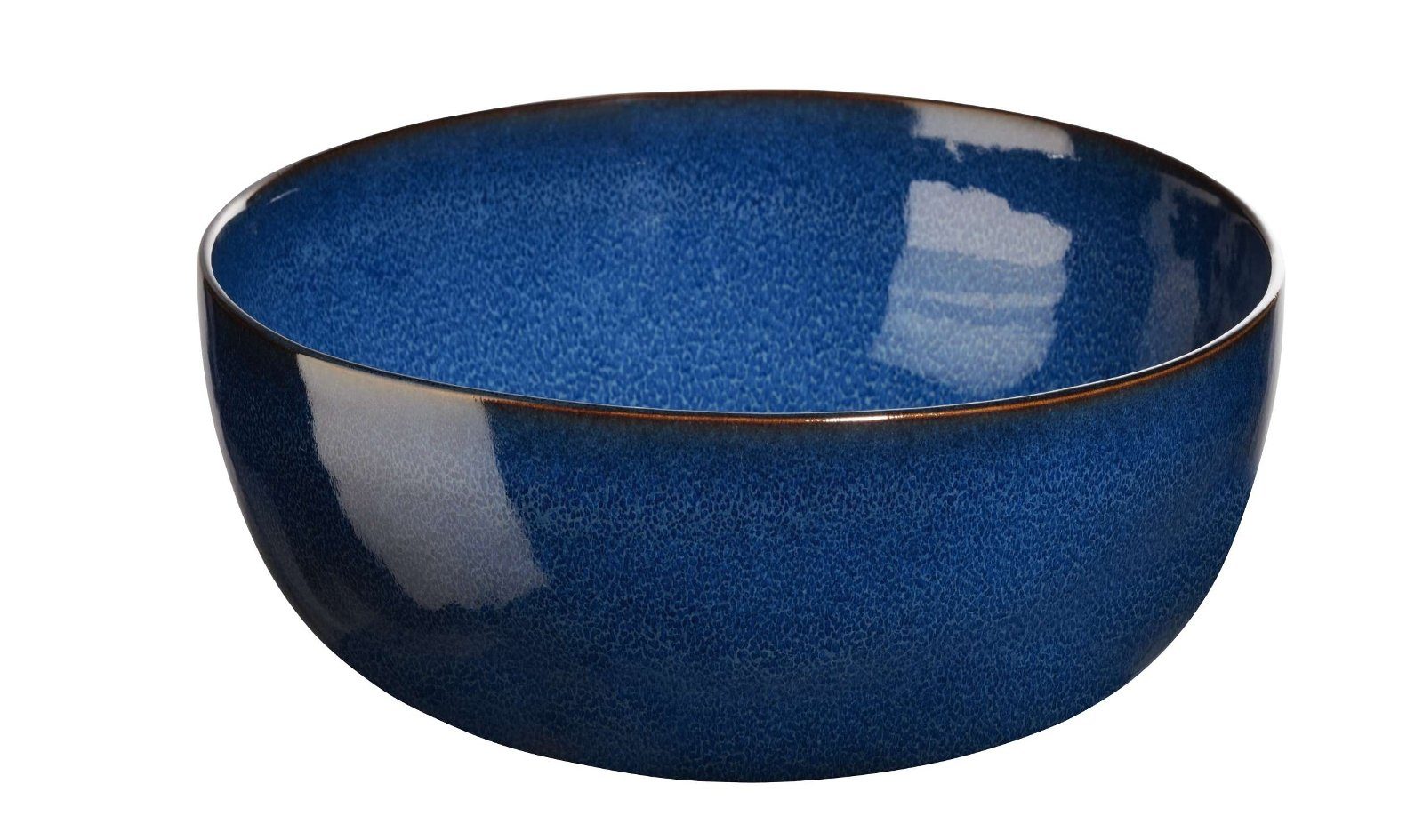 ASA SELECTION Salatschüssel SAISONS Salatschale midnight blue 22 cm, Steinzeug, (Salatschalen), Geschirr