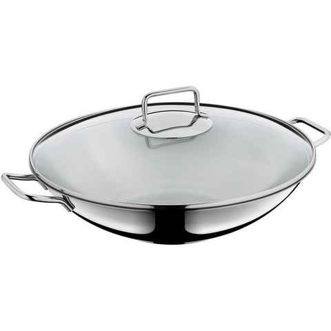 WMF Wok, Cromargan® Edelstahl Rostfrei 18/10 (1-tlg), Ø 36 cm, Induktion