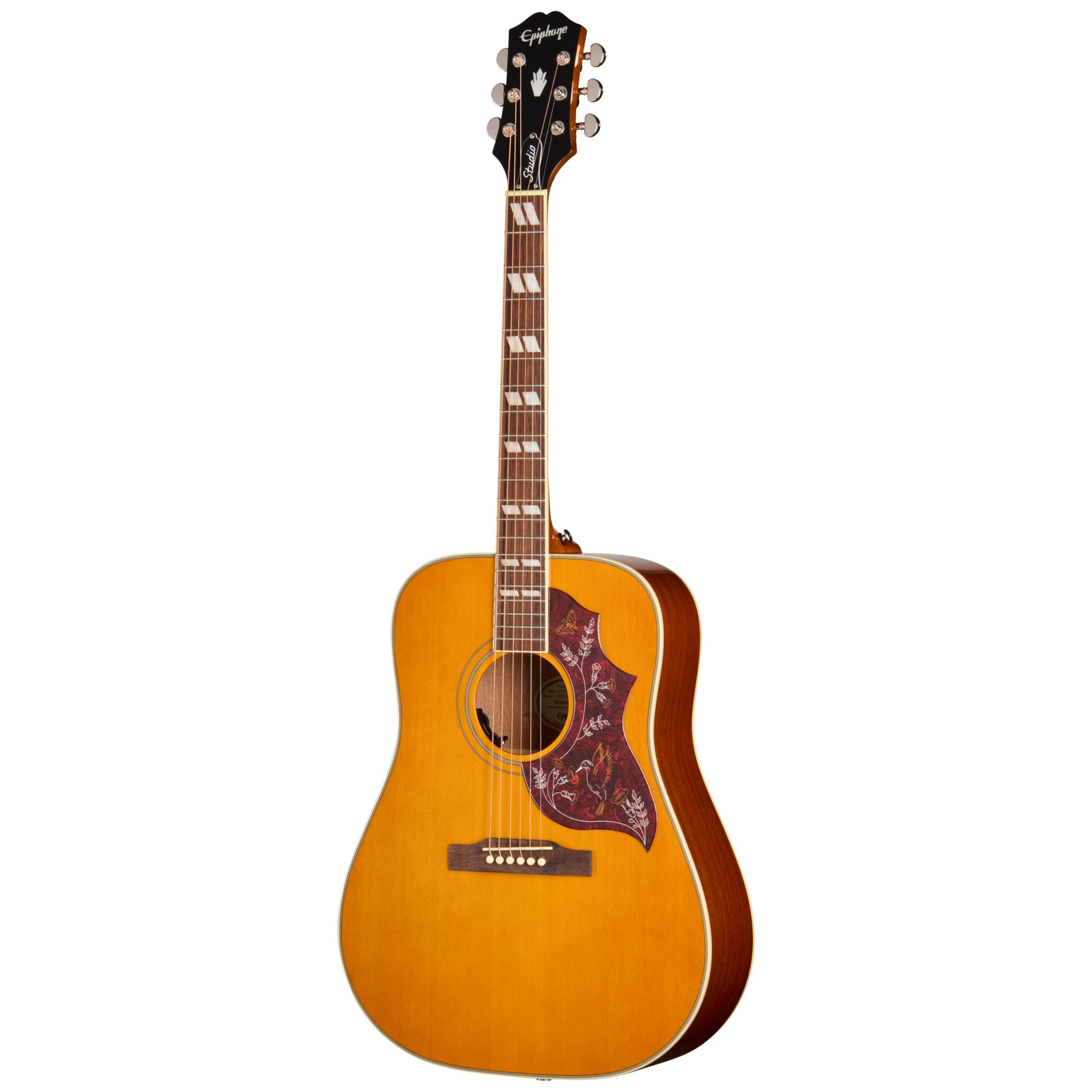Epiphone Westerngitarre, Westerngitarren, Dreadnought Gitarren, Hummingbird Studio Antique Natural - Westerngitarre