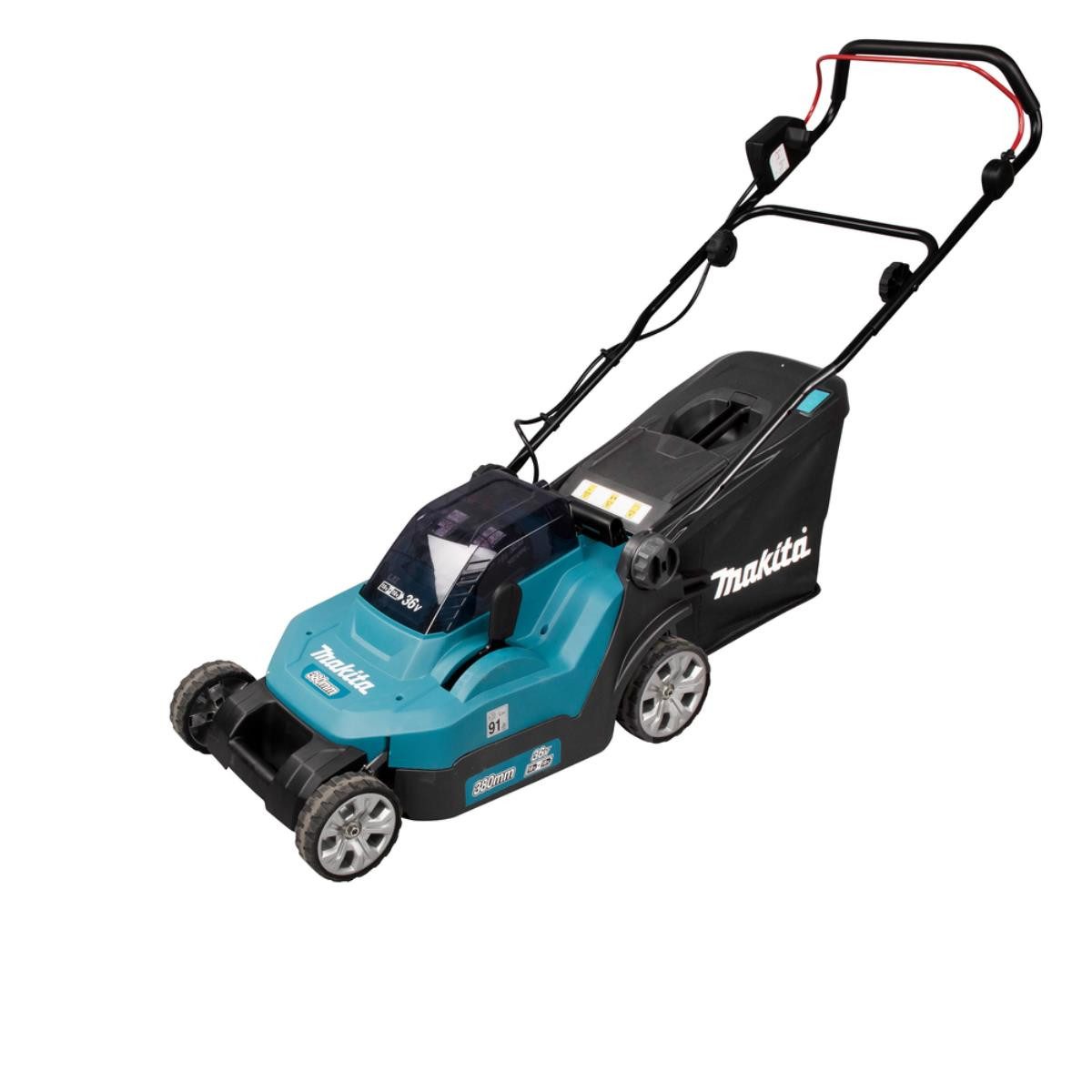 Akkurasenmäher Makita Akku-Rasenmäher LXT 18 V x 2 • 38 cm • 40 L