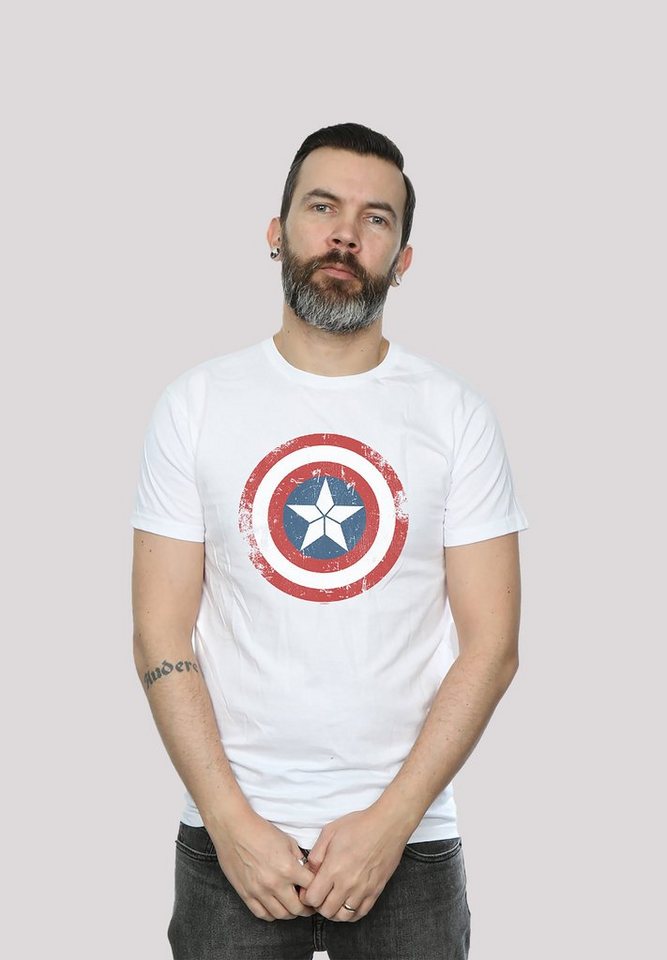 F4NT4STIC T-Shirt Marvel Captain America Civil War Schild Print, Sehr  weicher Baumwollstoff mit hohem Tragekomfort