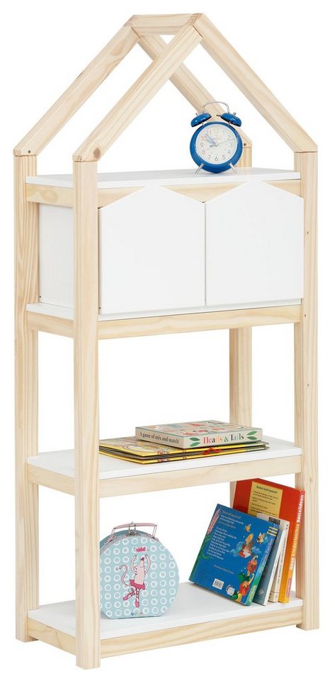 Lüttenhütt Kinderregal Meentje, Bücherregal,2 Boxen, Einlegeböden und Boxen  aus MDF, Breite 59,5 cm