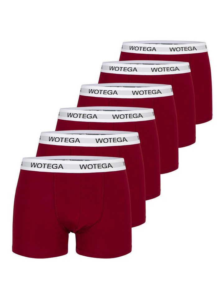 WOTEGA Boxershorts Joe (Spar-Packung, 6er-Pack) bequeme Baumwoll Unterhosen im 6er Pack