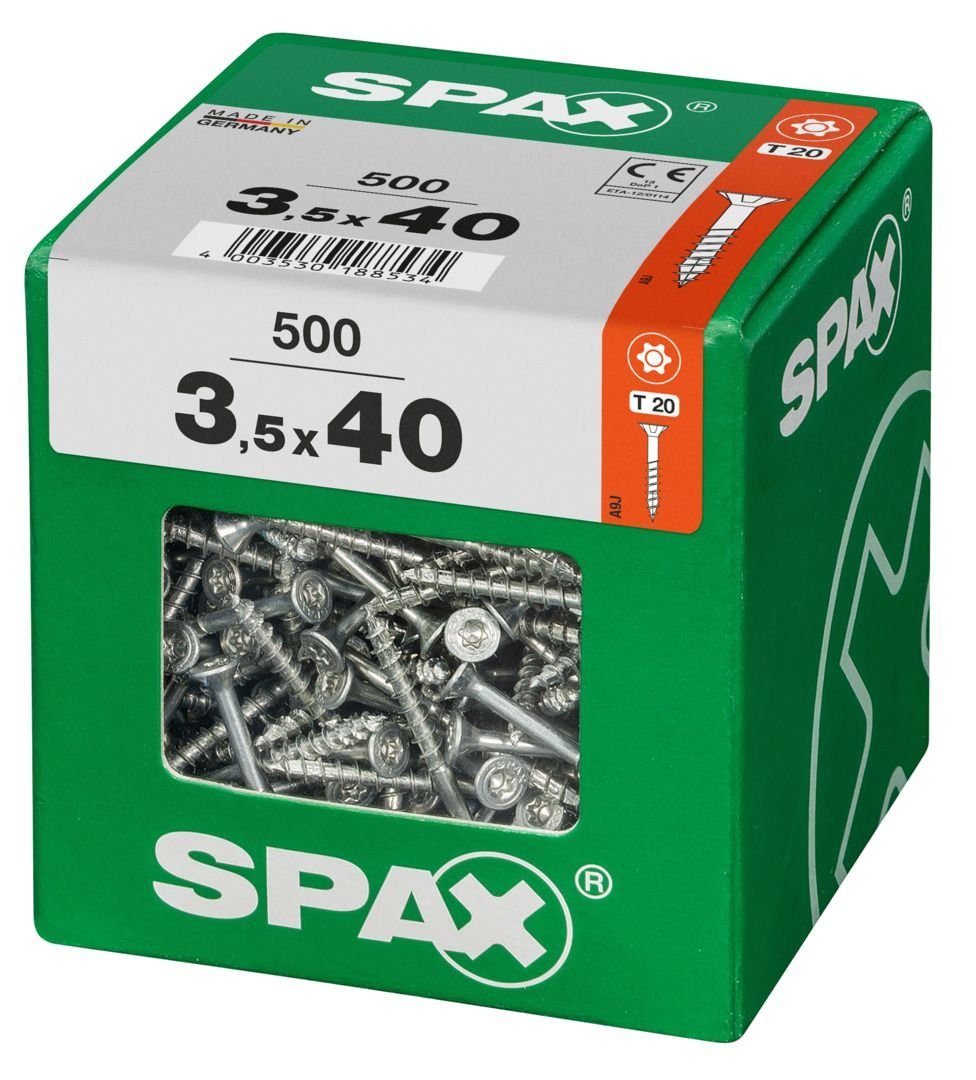 SPAX Holzbauschraube Spax Universalschrauben 3.5 500 x - mm 40 TX 20