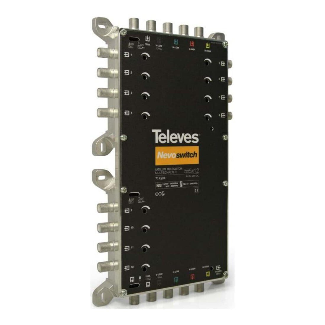 Televes Televes Multischalter 5 in 12 Guß NEVO recpower kask. MS512C SAT-Antenne