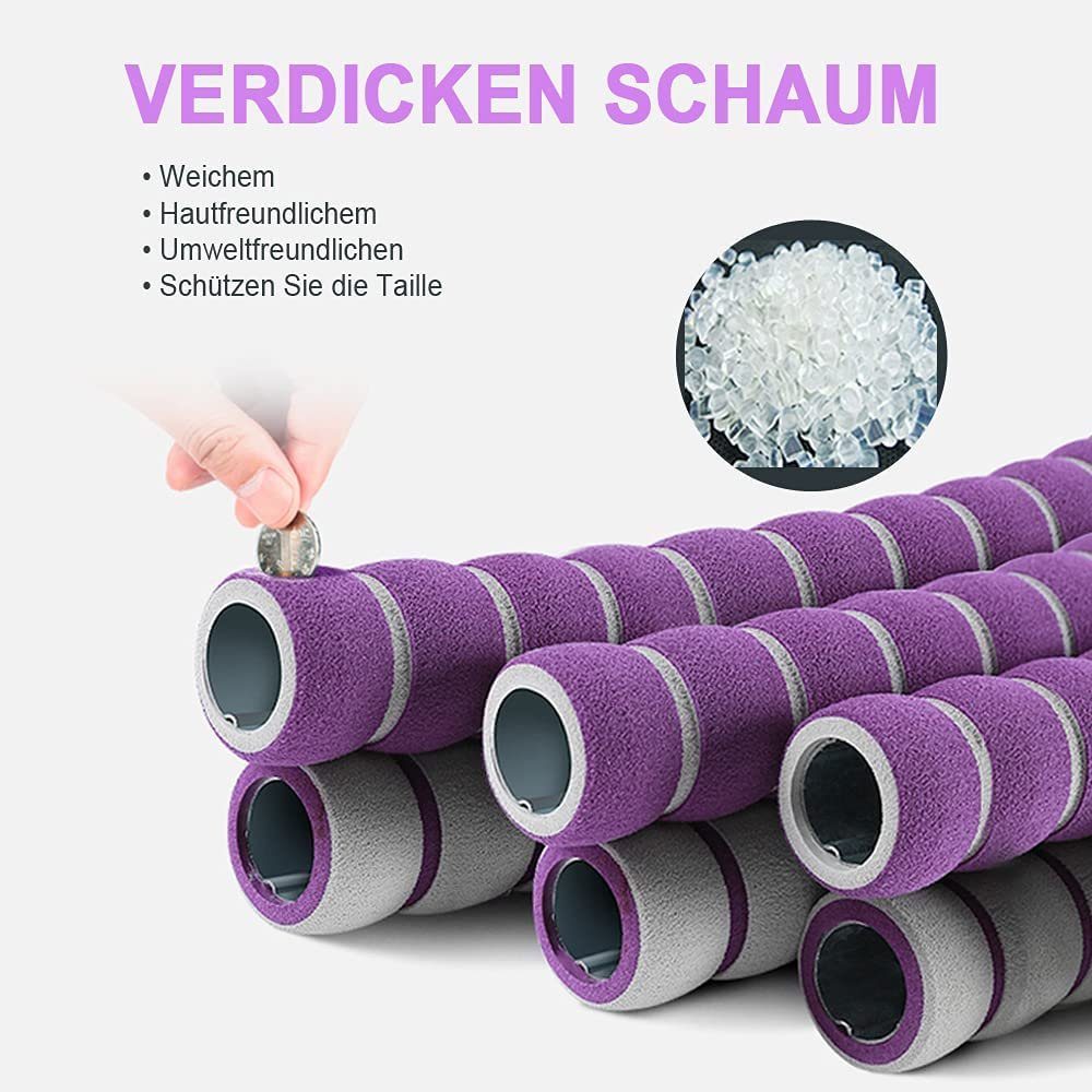 GOLDEN Hula-Hoop-Reifen Hula Hoop Reifen, Hula Hoop zur Gewichtsabnahme und Massage (1,2 kg) (Fitness set)