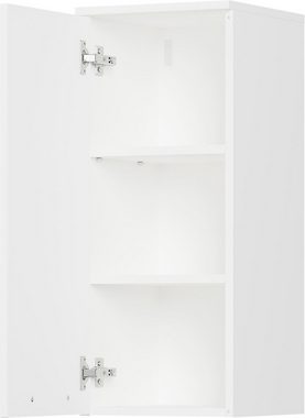 KADIMA DESIGN Hochschrank Bad-Hängeschrank mit Türdämpfung, 30x32x73, Rechts/Links, Weiß