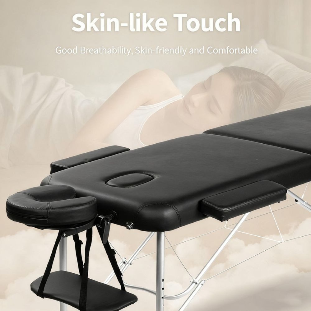 Nettlife Massageliege höhenverstellbar klappbar tragbar mobil für Beauty Salon Sandtherapie (1-St), für Massage
