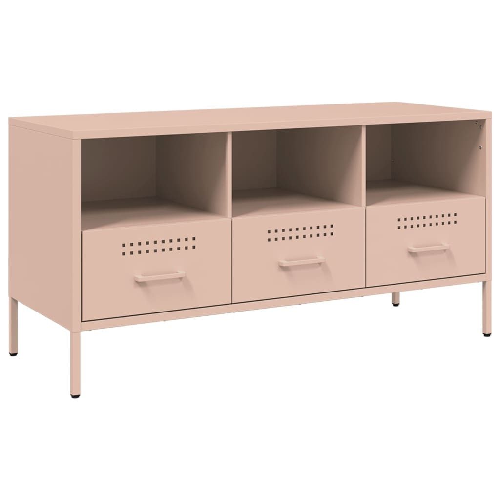TV-Schrank TV-Schrank Rosa 100,5x39x50,5 cm Stahl