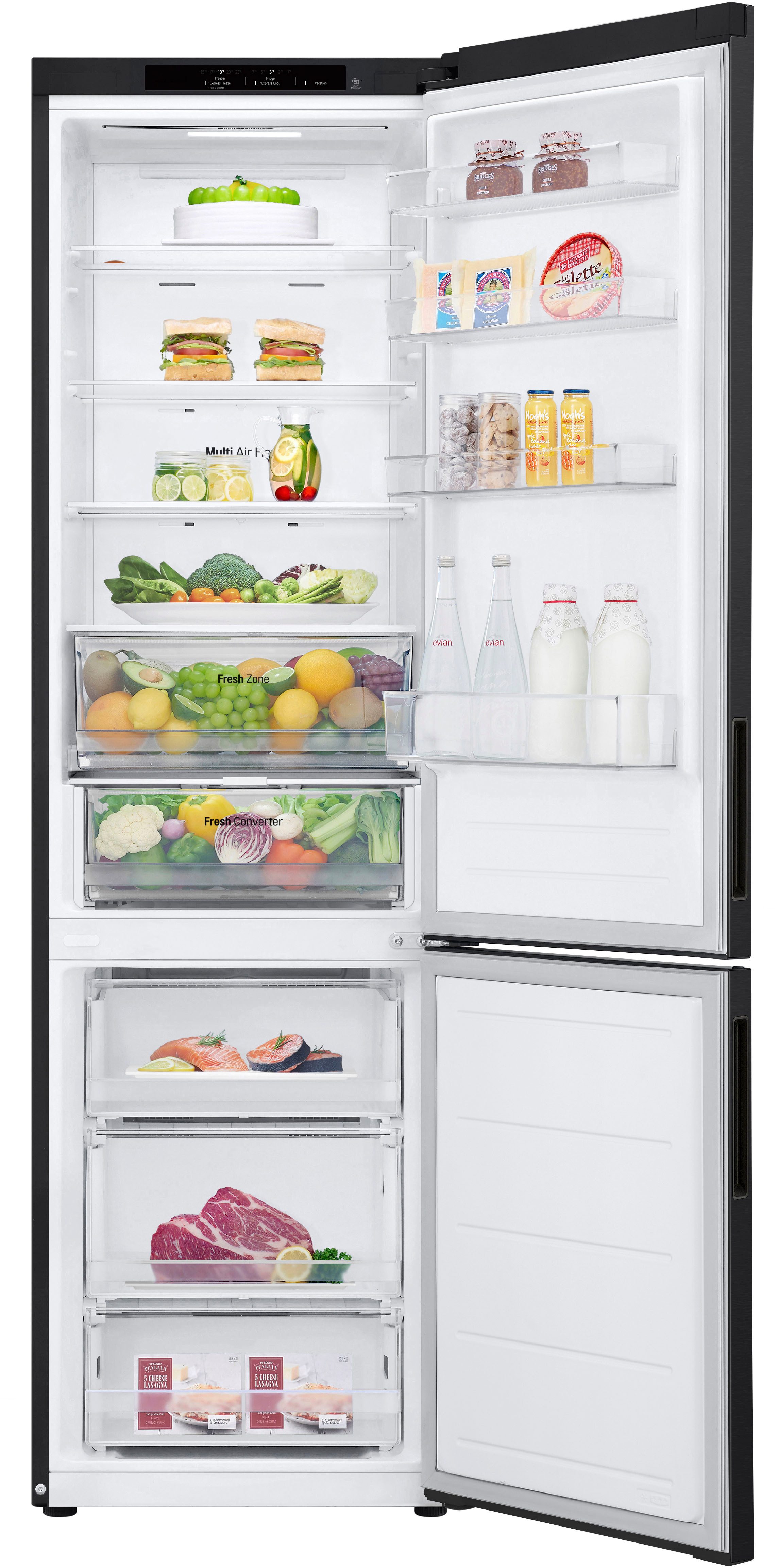 LG Kühl-/Gefrierkombination GBV22NCBEP, 203 cm hoch, 59,5 cm breit, FRESHConverter® Schublade