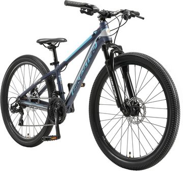 Bikestar Mountainbike, 21 Gang Shimano RD-TY300 Schaltwerk, Kettenschaltung, für Damen und Herren, Kettenschaltung